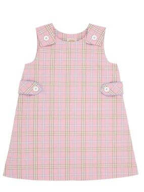 EUC TBBC Janie Jumper in Pelham Bay Plaid & Beale Street Blue